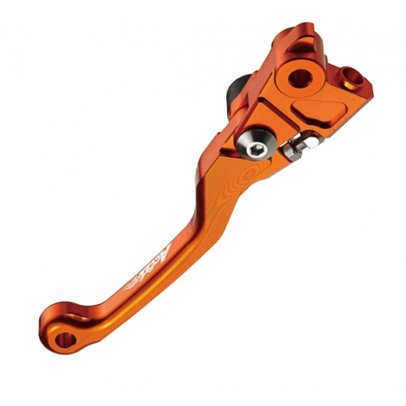 Accel, výklopná spojková páčka, (MAGURA) KTM SXF 450`09-12, SX 125`09-15 oranžová barva